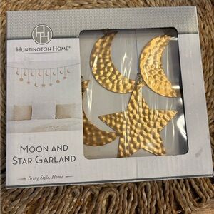 Huntington Home Gold Moon and Star Hanging Decor